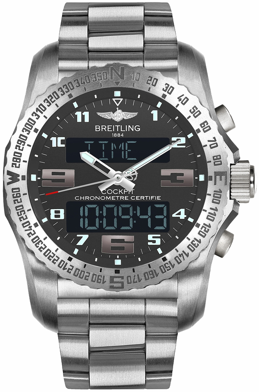 fake Breitling Cockpit B50 Genuine Men's Watch EB5010B1/M532-176E